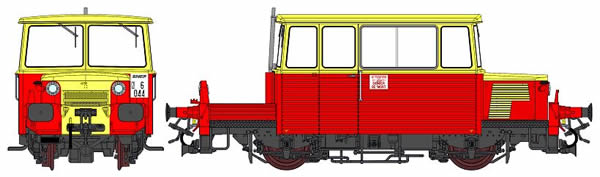 REE Modeles MB-075S - French Track Inspector Rail Car Class DU65 6044 of the SNCF (DCC Sound Decoder)